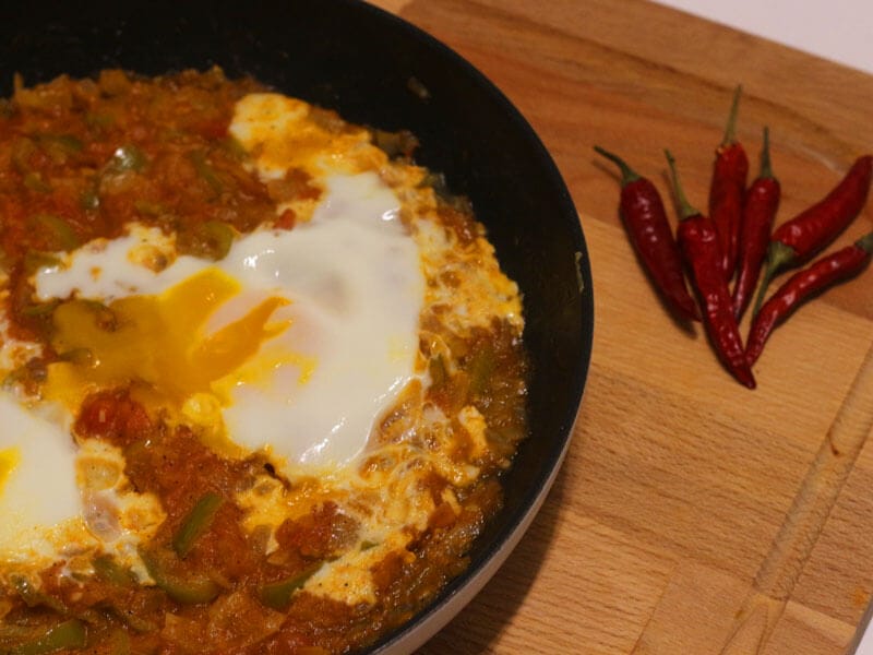 Menemen Rezept Vegetarisch - Türkisches Melemen