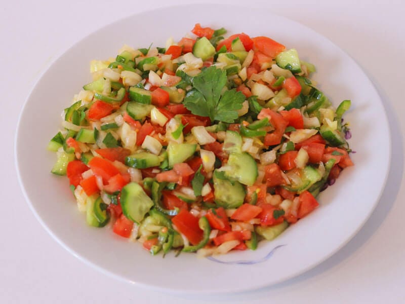 Hirtensalat Coban Salatasi Rezept - Türkischer Salat