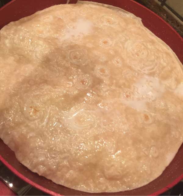 Börek aus der Pfanne aus Lavash - Lavaştan Tava Böreği