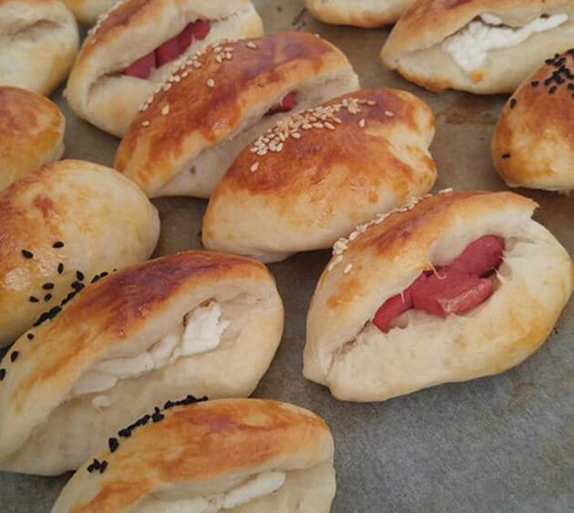 Börek mit Salami - Salamlı Poğaça