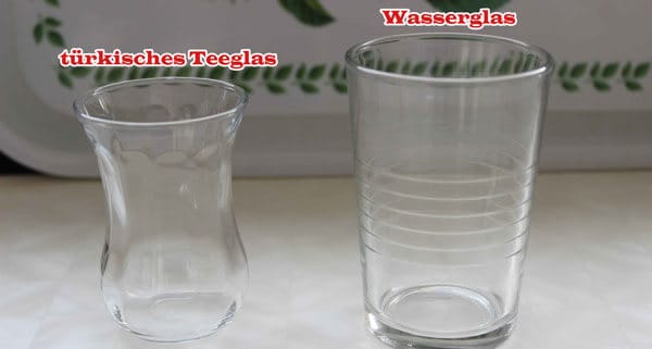 Rezeptmengen Glass