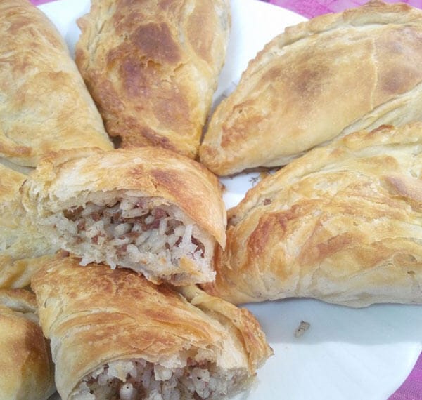 Börek mit Hackfleisch - Kıymalı İçli Börek